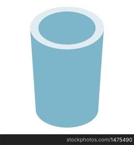 Recycle bin icon. Isometric of recycle bin vector icon for web design isolated on white background. Recycle bin icon, isometric style
