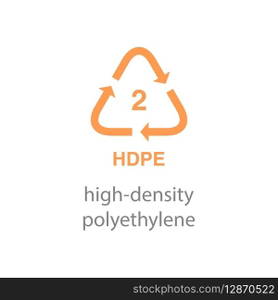 recycle code icon vector template