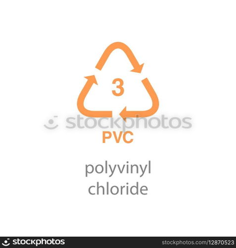 recycle code icon vector template