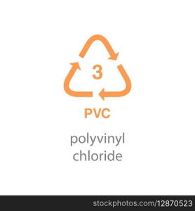 recycle code icon vector template