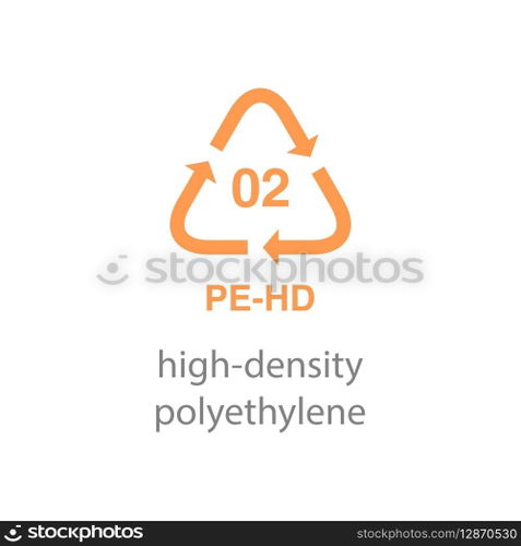 recycle code icon vector template