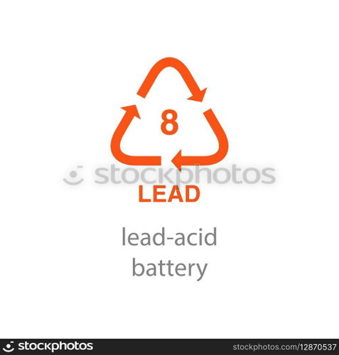 recycle code icon vector template