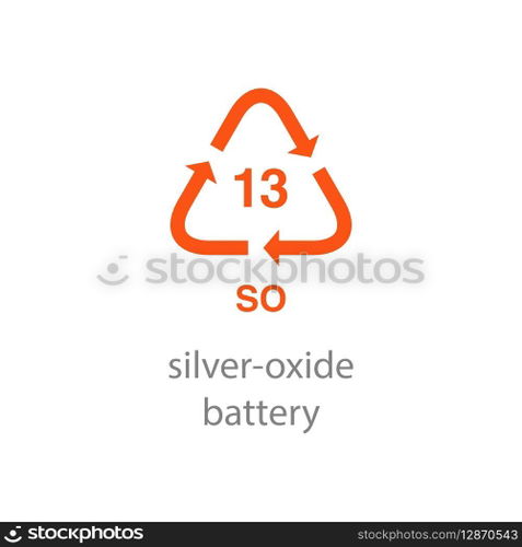 recycle code icon vector template