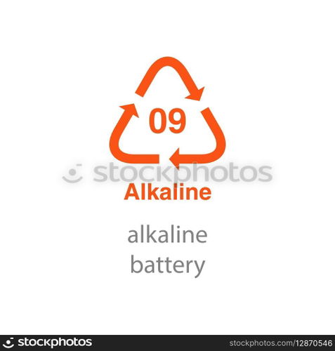 recycle code icon vector template