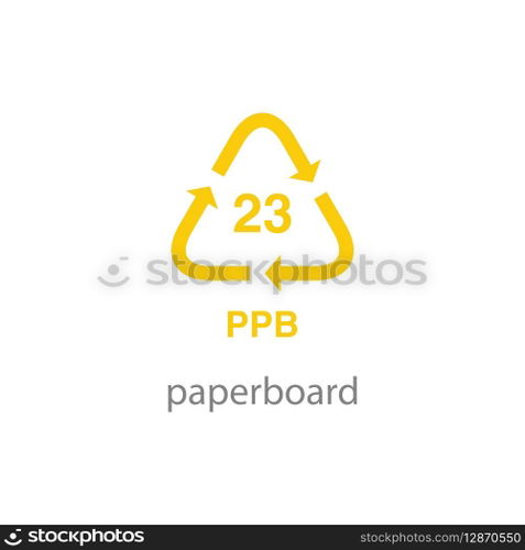 recycle code icon vector template