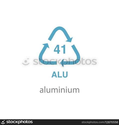 recycle code icon vector template