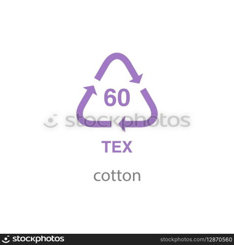recycle code icon vector template