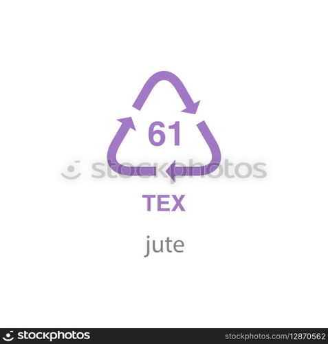 recycle code icon vector template
