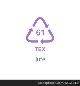 recycle code icon vector template