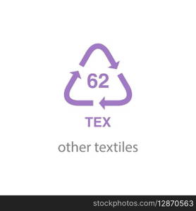 recycle code icon vector template