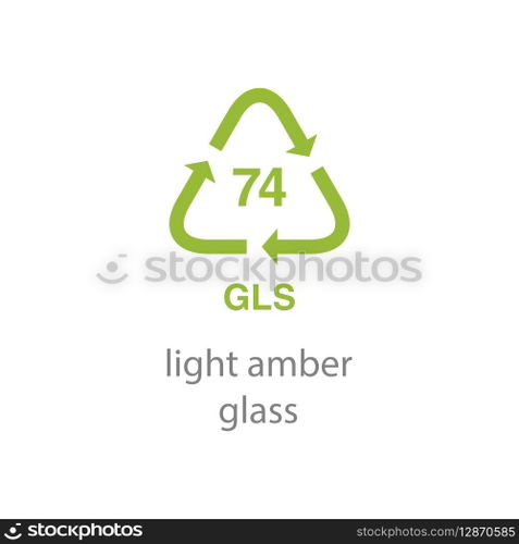 recycle code icon vector template