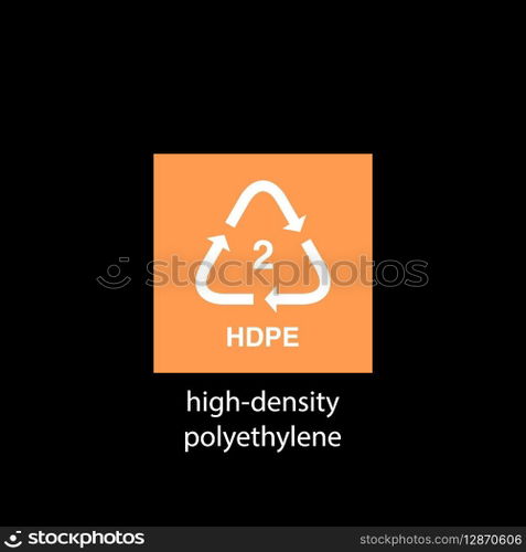 recycle code icon vector template