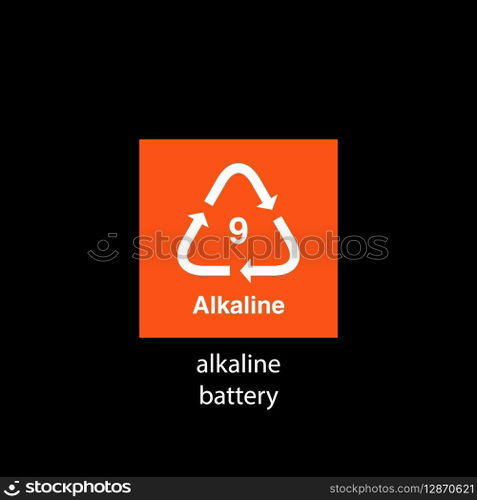 recycle code icon vector template