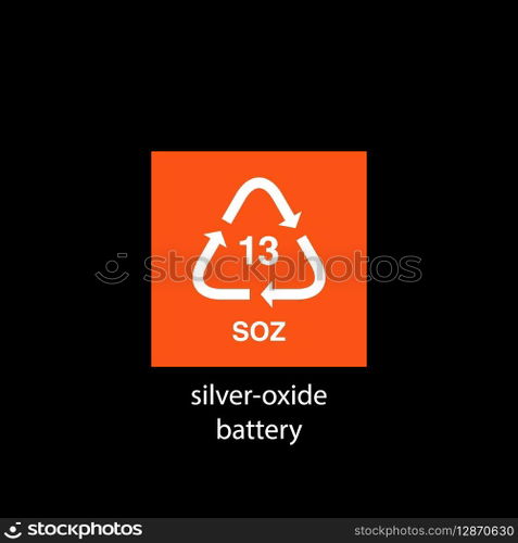 recycle code icon vector template