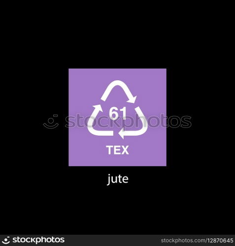 recycle code icon vector template
