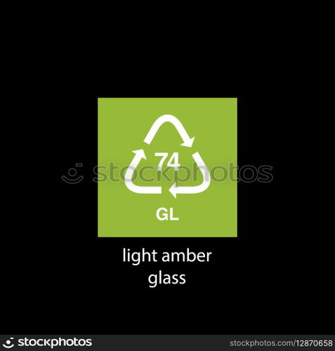 recycle code icon vector template