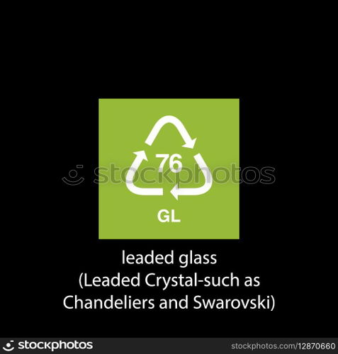 recycle code icon vector template