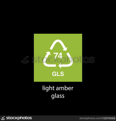 recycle code icon vector template