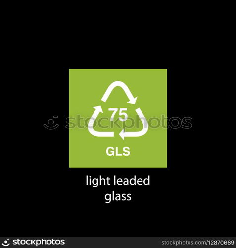 recycle code icon vector template