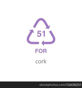 recycle code icon vector template