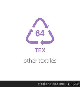 recycle code icon vector template