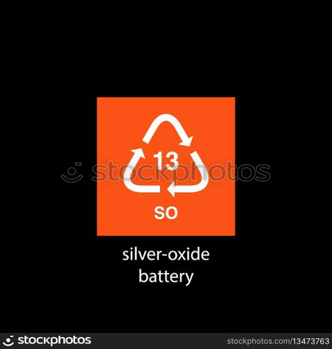 recycle code icon vector template