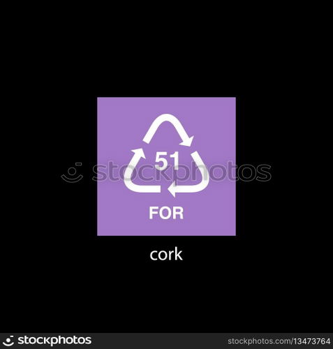 recycle code icon vector template