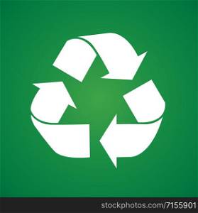 recycle icon symbol vector illustration