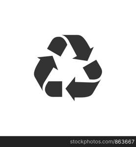 Recycle Icon Vector Logo Template Illustration Design. Vector EPS 10.