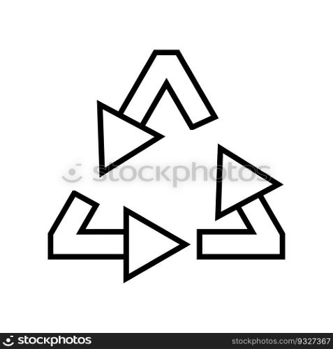 recycle icon vector template illustration logo design