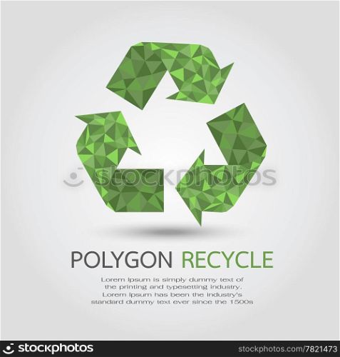 Recycle Symbol , eps10 vector format