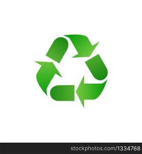 Recycle vector icon. Recycling symbol. Vector illustration EPS 10