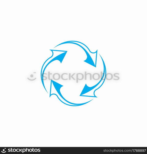 Recycling icon and symbol vector template