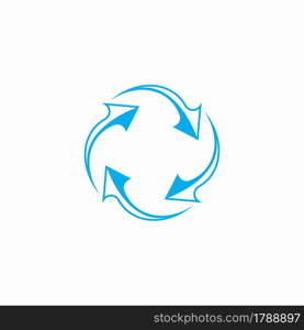 Recycling icon and symbol vector template