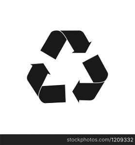 Recycling icon, logo isolated on white background.