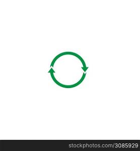 Recycling sign icon circle design vector