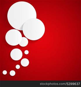 Red Abstract Circle Background Vector Illustration. EPS10. Abstract Circle Background Vector Illustration
