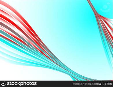 Red and blue futuristic background with room to add copy