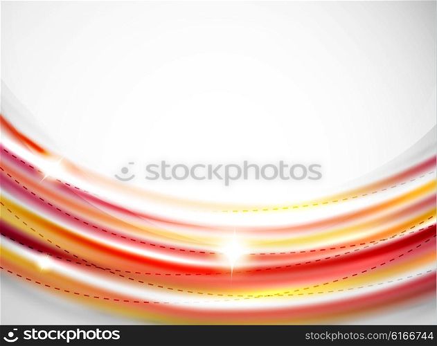 Red and orange color lines in swirl circle background. Red and orange color lines in swirl circle vector background