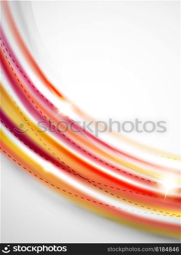 Red and orange color lines in swirl circle background. Red and orange color lines in swirl circle vector background