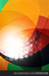 Red and orange color wave background. Red and orange color wave background. Vector design template