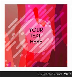 Red and White mix color background with typography vector