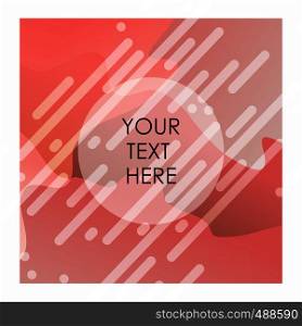 Red and White mix color background with typography vector