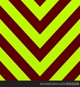 Red and yellow abstract ambulance striped background in arrow shape