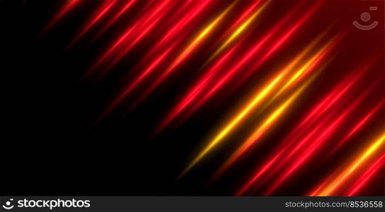 red and yellow motion lights speed background