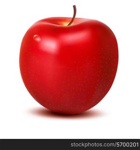 Red apple. Vector
