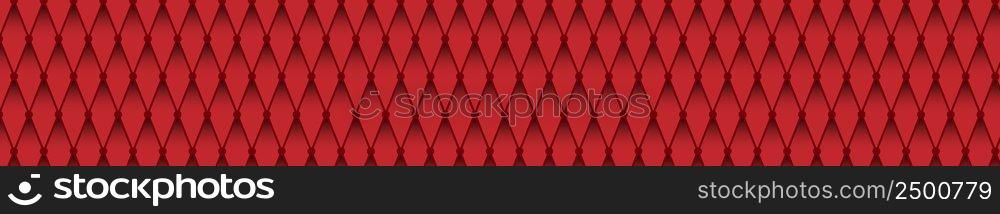 Red background with diagonal lines forming a rhombus. Vector illustration for banners, textures, simple backgrounds and creative design