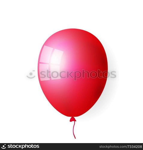Red balloons illustration