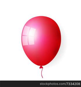Red balloons illustration