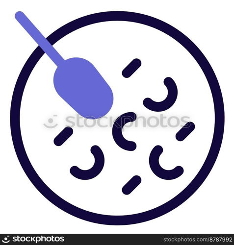 Red bean soup outline vector icon